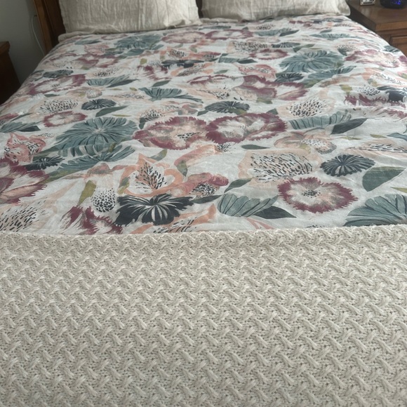 Opalhouse Floral Comforter with Purple and Green Hues - Picture 1 of 4